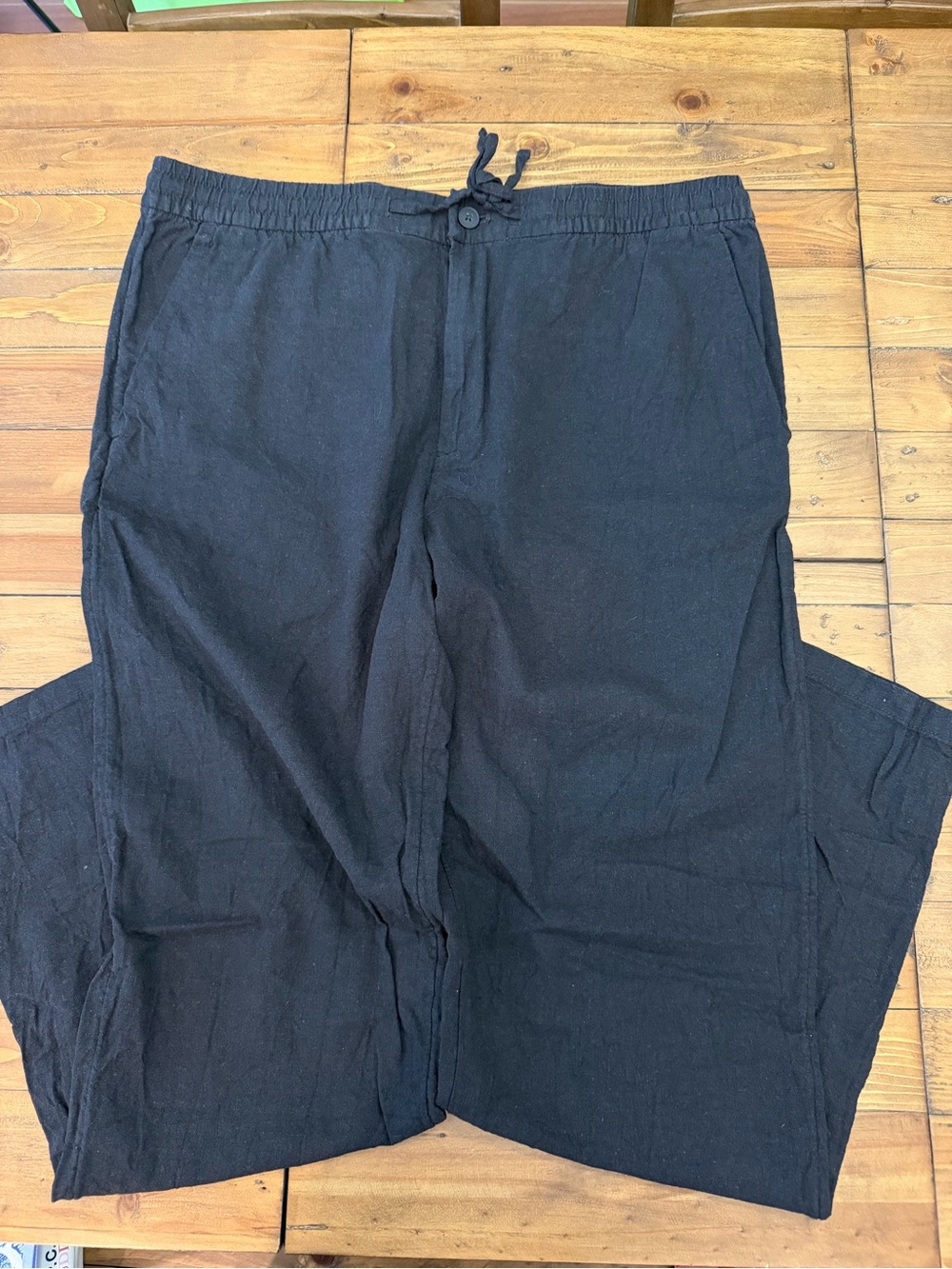 H&M Men's Black Drawstring Pants
